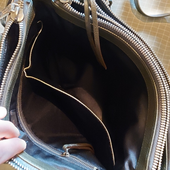 Coach Green Leather Borough Shoulder Bag - Picture 9 of 11